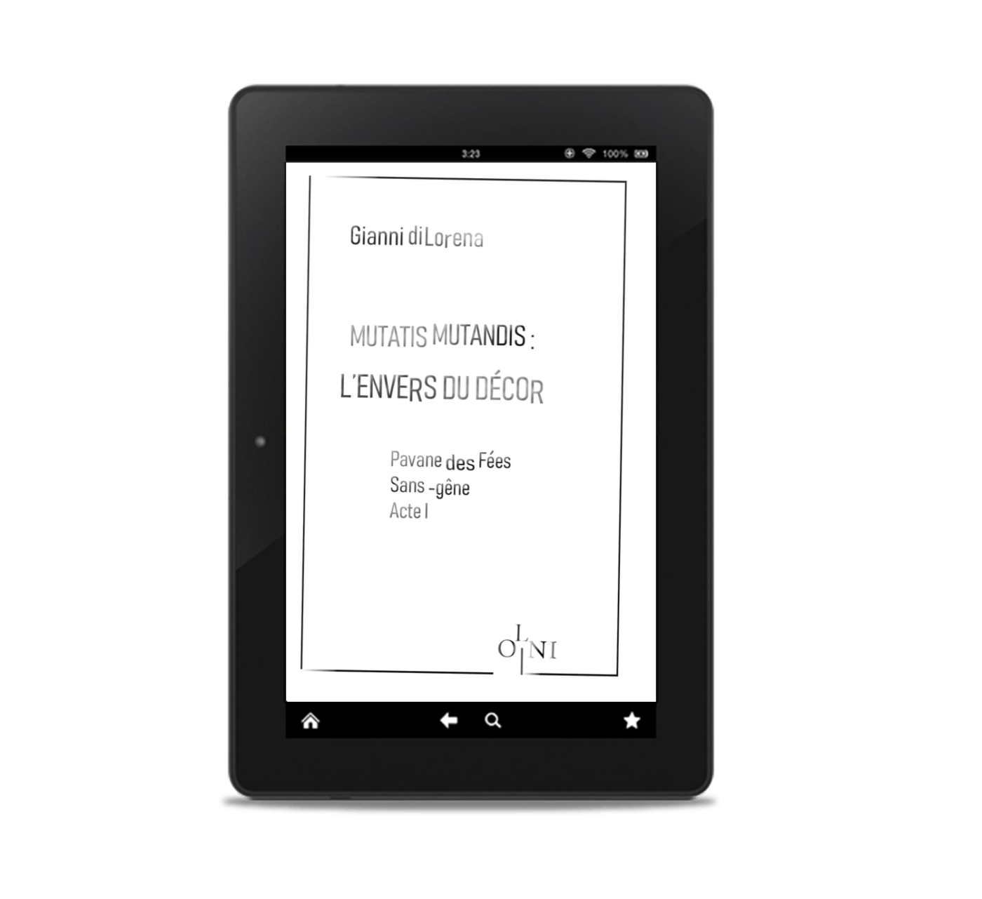 Cycle MUTATIS MUTANDIS : L’envers du décor – Pavane des Fées Sans-gêne : Acte I – Gianni di Lorena (Version numérique)
